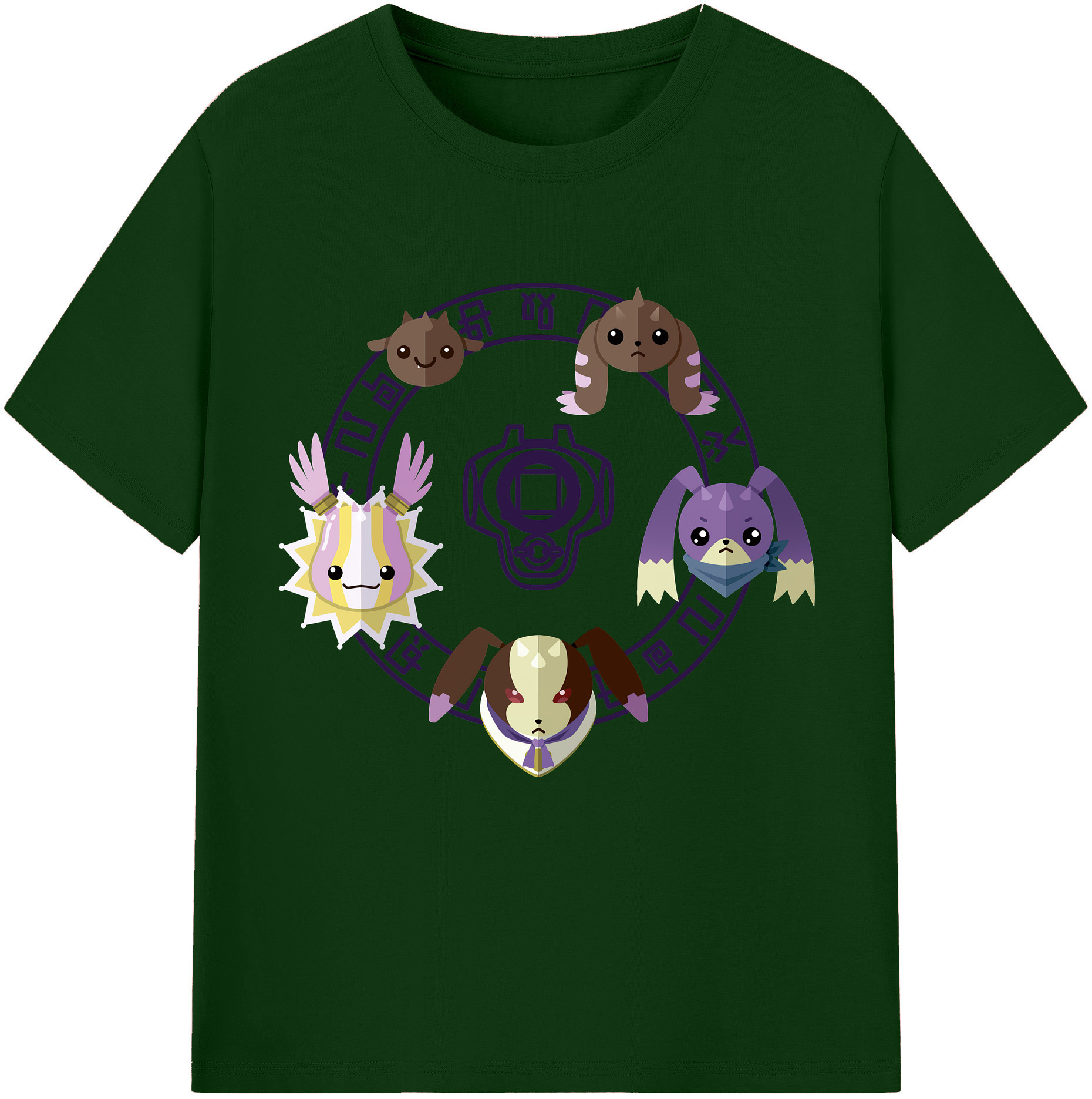 （画像用） Digimon デジタルモンスター/デジモン 綿100％半袖Tシャツ（フロントプリント）